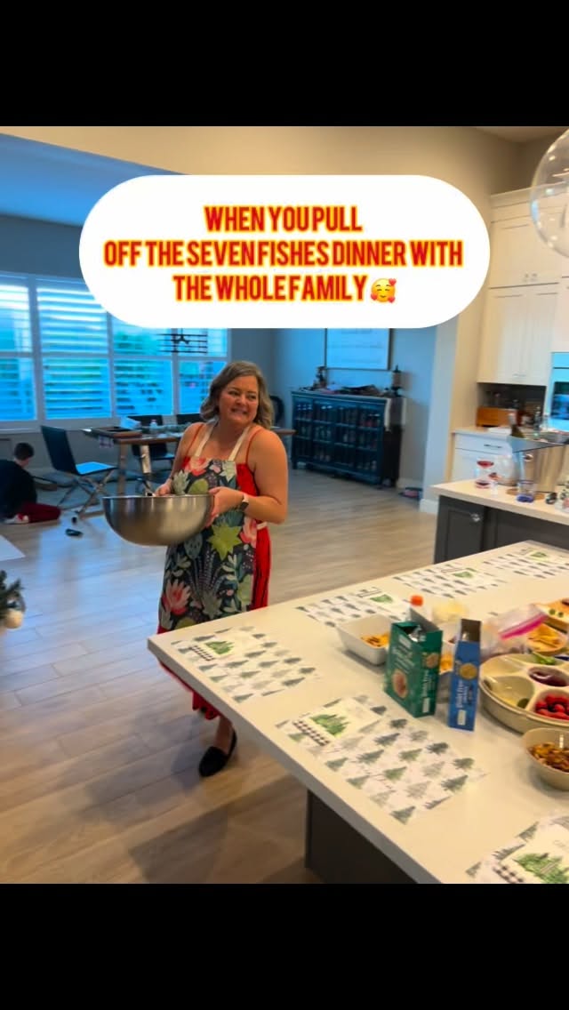 Have you ever made the Seven Fishes Dinner for Christmas?

We had a fun time making it with the whole family cooking and helping out!

What is your favorite fish dish?

#sevenfishes #feastofthesevenfishes #familytime #yeschef #christmas